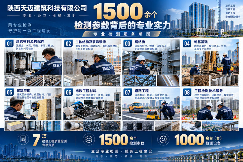 从建筑材料到地基基础：工程检测服务能力概览